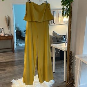 Mustard Wide Leg Jumpsuit
